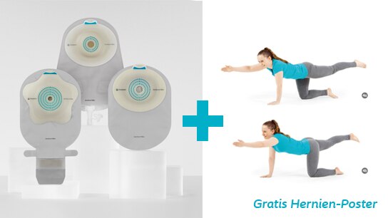 Testen Sie jetzt SenSura® Mio und erhalten Sie unser Hernien-Poster gratis dazu!