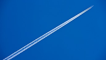 Unterwegs im Flugzeug