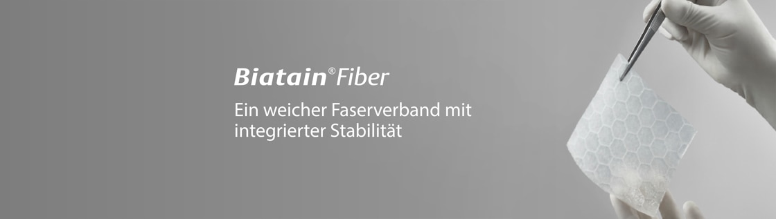 Biatain Fiber, stark absorbierender gelbildender Faserverband 