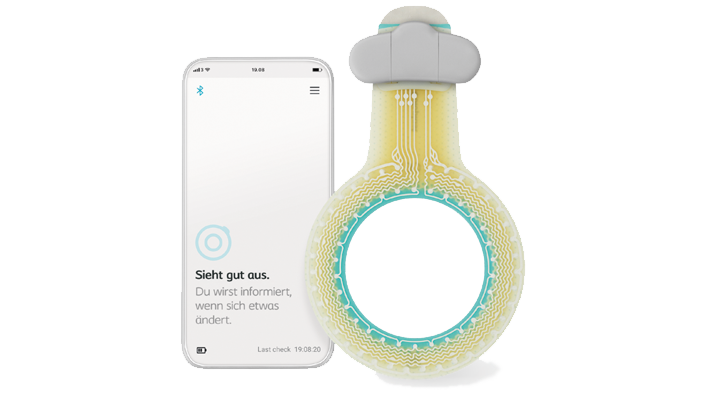 <br>Das weltweit erste digitale Leckage-Benachrichtigungs-<br>system – eine klinisch geprüfte Produkt-<br>innovation von Coloplast.
</font>