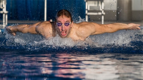 Sportschwimmer Martin