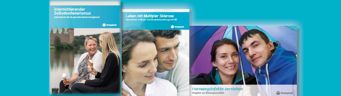 Musterbestellung Coloplast Ratgeber zu Inkontinenzversorgung