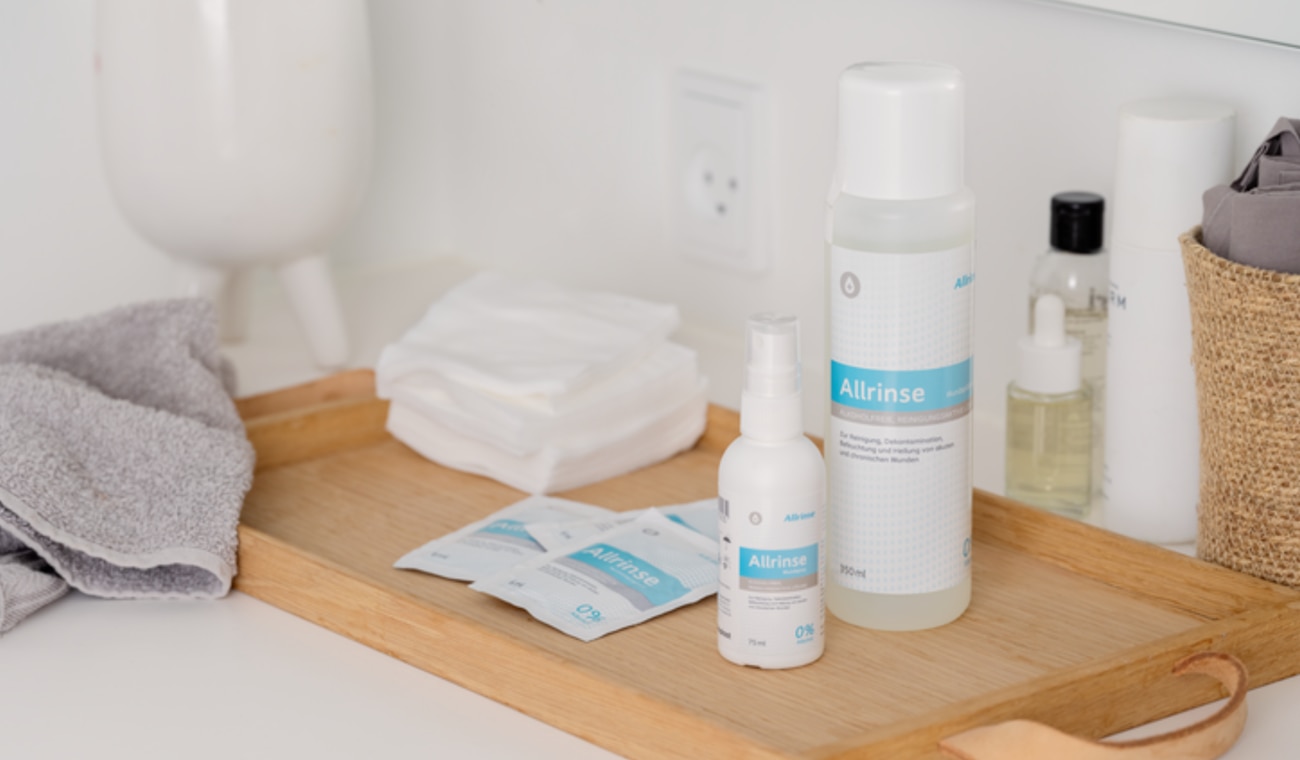 Wundspüllösung Allrinse® testen