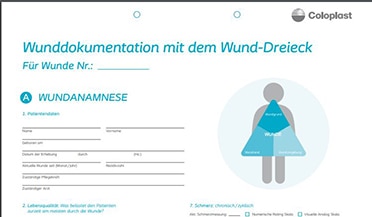 Wunddokumentationsbogen Expertenstandard Wund-Dreieck